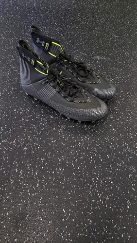 Used Under Armour Highlight Adult FB Cleats Black Senior 12 11849-S000032935