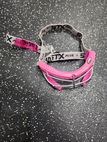 Used STX SIGHT PLUS Lacrosse Facial Protect Pink Youth 11849-S000032933