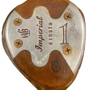 HB Imperial Persimmon 1-Wood Driver 4105T Stiff Steel 43" RH Good Wrap Grip HC