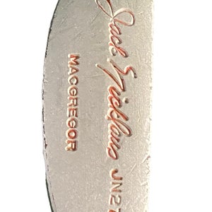 Jack Nicklaus MacGregor JN271 Napa Blade Putter RH Steel 35" Leather Grip Nice