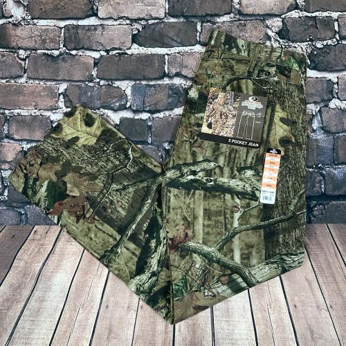 Mossy Oak Camo 5 Pocket Pants Size 34x34 Break-Up Infinity - Model 09009210 NWT