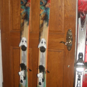 Women's All Mountain 169 cm Nordica 98 Skis With Salomon Bindings