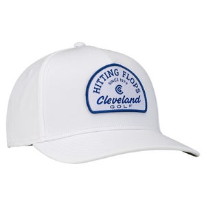 NEW Cleveland Golf Hitting Flops White Adjustable Snapback Golf Hat/Cap
