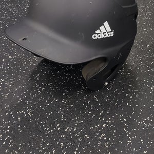 Used Adidas TRIPLE STRIPE HELMET Batting Helmet No Mask Black One Size 11849-S000032866
