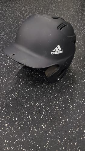 Used Adidas TRIPLE STRIPE HELMET Batting Helmet No Mask Black One Size 11849-S000032866