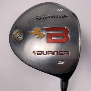 TaylorMade Burner 2008 5 Fairway Wood 18* REAX 49g Stiff Graphite Mens RH