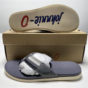 Johnnie-O Boardwalk Sandal Shoes Gray Men's SZ 9 (JMFW1060)
