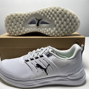 Puma Ignite Elevate 2 Waterproof Golf Shoes White Men's SZ 9 (310243 07)