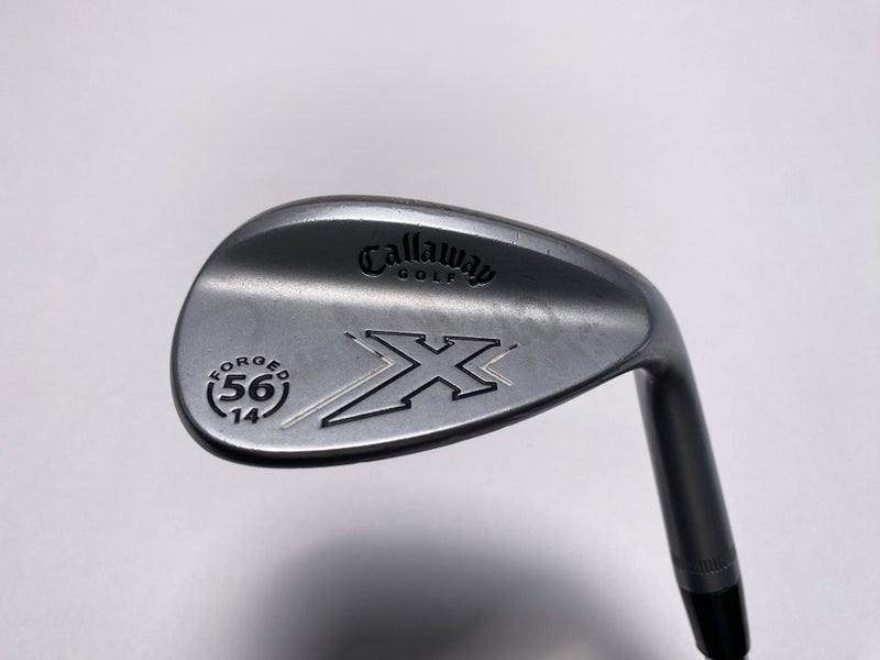Callaway X Forged Chrome Sand Wedge SW 56* 14 Bounce Stiff Steel Mens RH
