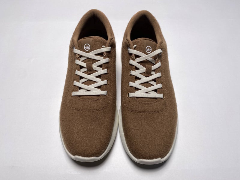Peter Millar Glide Performance Wool Sneaker Shoes Brown Men's SZ 9.5 (MF22EF05)