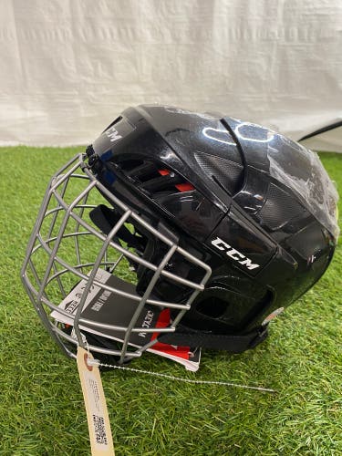 Black Medium CCM 50 Combo Helmet (New)