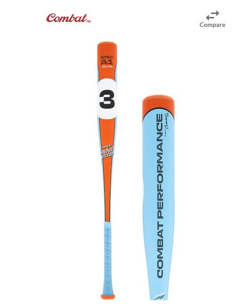2025 Combat MFG Spec A1 Alloy BBCOR Certified Bat (-3) 29 oz 32" (New)