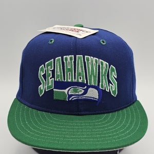 NEW Vintage Seattle Seahawks 1990s AFC West NFL Sports Fitted ANNCO Hat Size 7