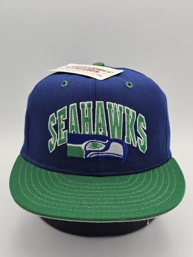 NEW Vintage Seattle Seahawks 1990s AFC West NFL Sports Fitted ANNCO Hat Size 7