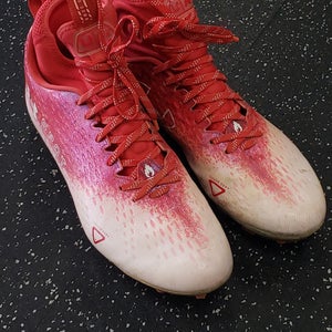 Used Under Armour LAX Cleats Mens Red Senior 11 11849-S000032785