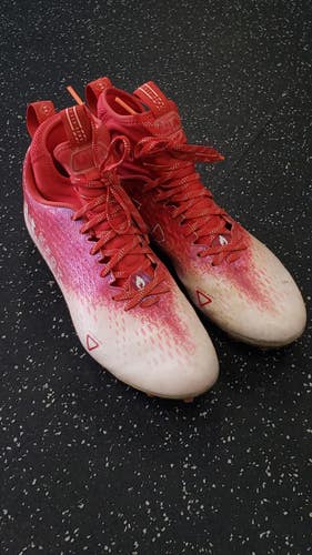 Used Under Armour LAX Cleats Mens Red Senior 11 11849-S000032785