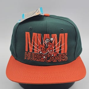 NEW Vintage Rare Miami Hurricanes NCAA College Sports Hat Cap Vtg Snapback