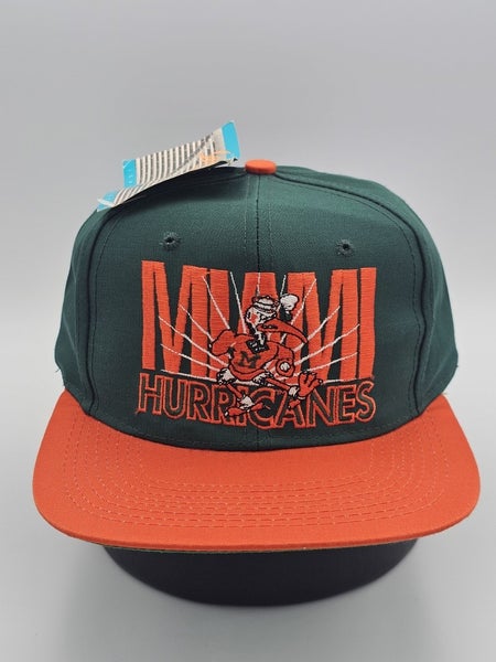 NEW Vintage Rare Miami Hurricanes NCAA College Sports Hat Cap Vtg Snapback