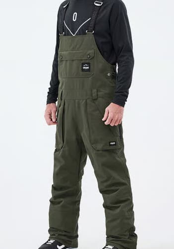 Green Men's Adult XXL Bibs (Used)