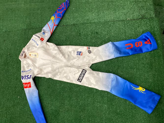 Breezy Johnson Medium Spyder U.S. Ski Team Ski Suit (Used) FIS Legal