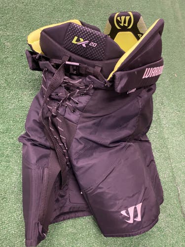 Black Senior Small Warrior ALPHA LX20 Hockey Pants (Used)