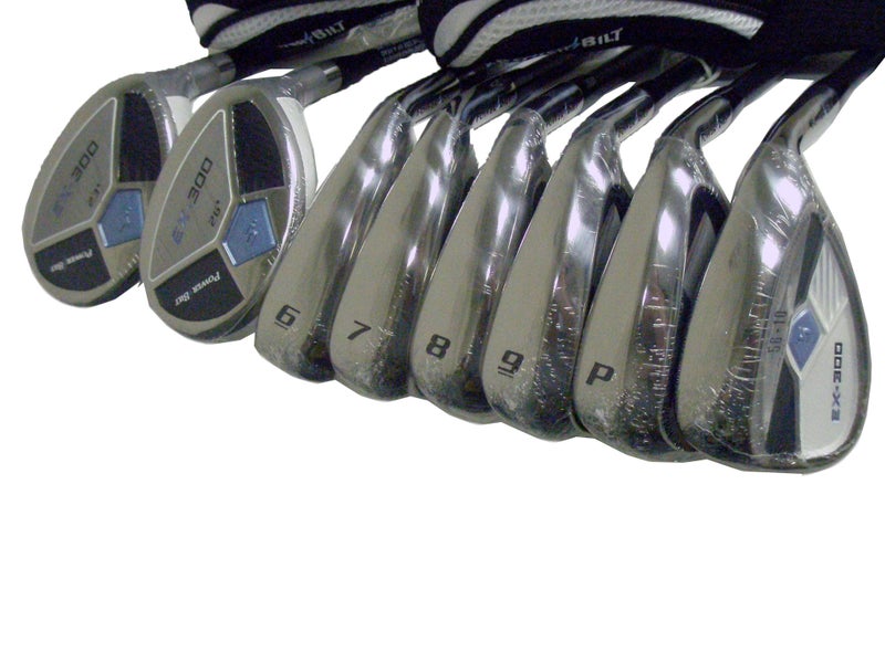 PowerBilt Ex-300 Irons Set 4h+5h+6-SW (LADIES) Golf Clubs NEW