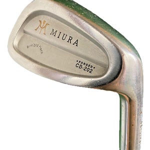 Miura Forged CB-202 Straight Neck 9 Iron +0.5" Regular Steel 36.25" Nice Club RH
