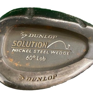 Dunlop Golf Solution Nickel Lob Wedge 60* RJ Grind Stiff Steel 35.5" RH New Grip