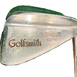 Golfsmith Wide Sole Stainless Sand Wedge Men's Stiff Steel 35.5" RH Vintage Grip