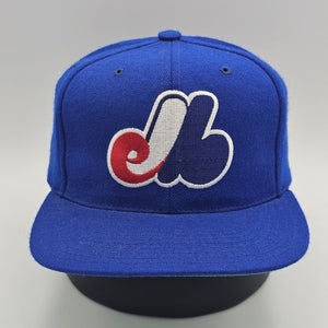 Vintage Montreal Expos 1990s MLB Sports 100% Wool American Needle Hat Snapback