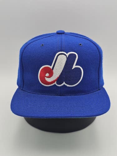 Vintage Montreal Expos 1990s MLB Sports 100% Wool American Needle Hat Snapback