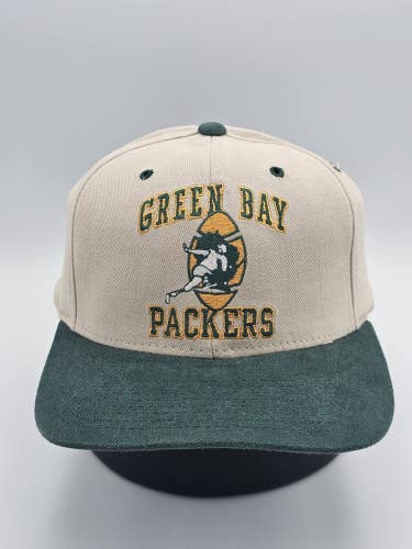 Vintage Green Bay Packers Throwback NFL Sports Champion Hat Cap Vtg Snapback
