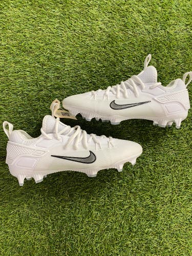 White Men's Size 9.0 Adult Nike Huarache 9 Elite Low Low Top Footwear Molded Cleats (New)