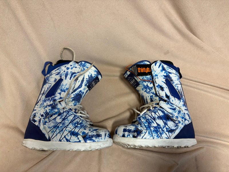 Size M 8.0 (W 9.0) Thirty Two Lashed Snowboard Boots (Used)