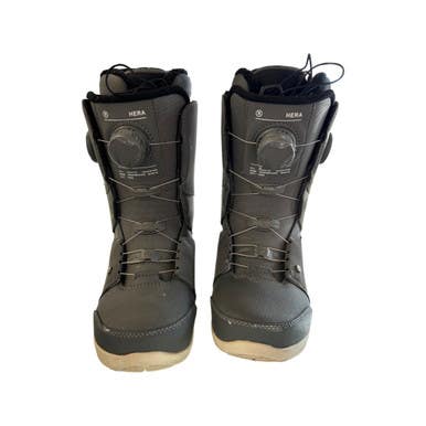 Used Ride HERA Mens Snowboard Boots Grey Senior 6.5 10299-S000301812