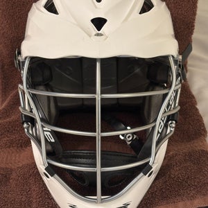 Cascade Pro 7 Lacrosse Helmet White - One Size Fits Most