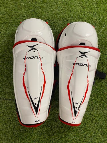 Senior Tron X Shin Pads 14" (New)