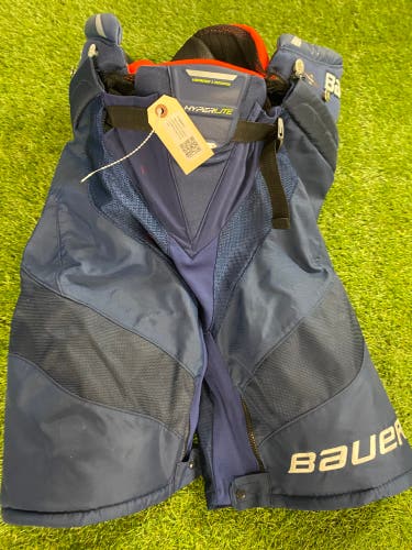 Blue Senior Large Bauer Vapor Hyperlite Hockey Pants (Used)
