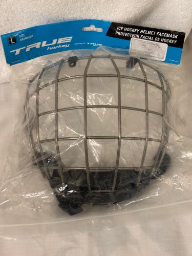 New w/Tags True Dynamic 9 Pro Ice Hockey Full Cage Face Mask Large