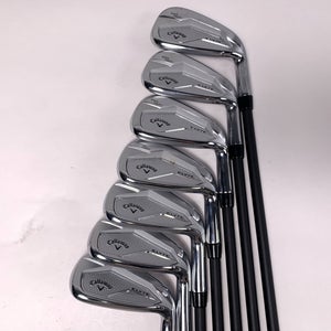 Callaway Elyte Max Fast Iron Set 6-PW+AW+GW  Vanquish 4 R2 Senior RH