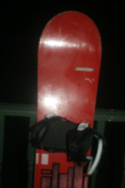 Burton 143cm Snowboard With Burton Medium Bindings