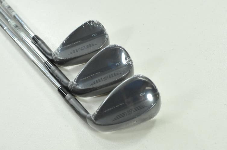 Titleist Vokey SM10 Jet Black 50*,54*,58* Wedge Set RH Wedge Flex Steel # 204616