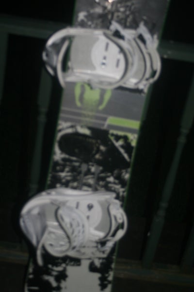 Forum 153 cm Snowboard With Medium Size Bindings