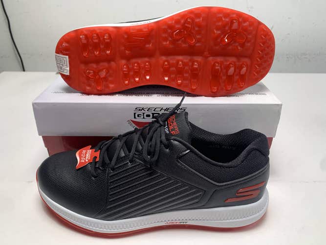 Skechers Go Golf Elite 5 Waterproof Golf Shoes Black Men's SZ 9.5 (214065)