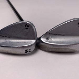TaylorMade Milled Grind 3 Raw Chrome Wedge Set 56* 12 | 60* 8 Mens RH