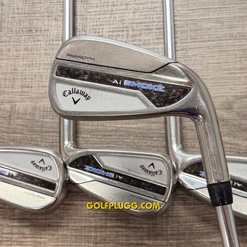 Callaway Paradym Ai Smoke Iron Set 4-PW / Elevate, Stiff Flex (199)