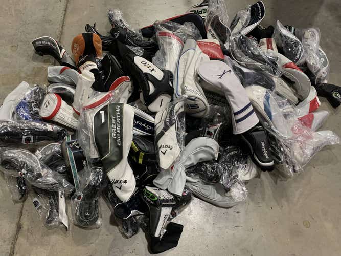 Golf Club Headcover Lot Bulk Wholesale Lot of 100 Head Covers