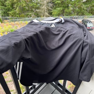 Black Goalie Cut Men's Adidas Jersey (New)