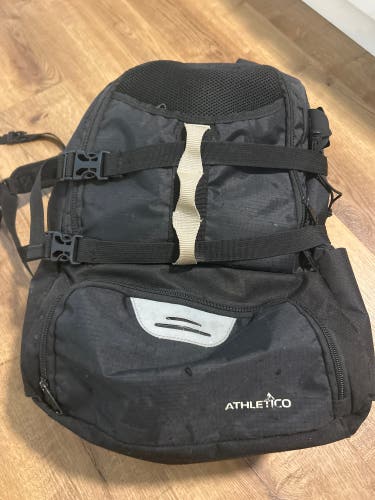 Black Adult Unisex Large/Extra Large Athletico Backpack (Used)