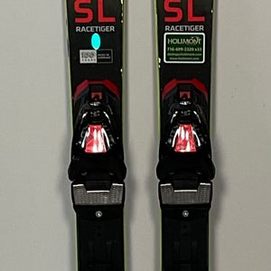 Kid's Volkl 143cm  Racetiger SL Skis With Marker TCX 10 Bindings Max Din 10 (Used)(504A)